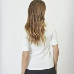 Co'couture t-shirt - Granny Embroidery SS off white