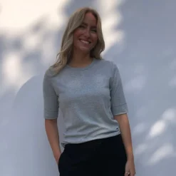 Co'couture t-shirt - Granny SS grey melange