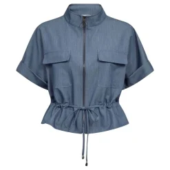 Co'couture vest - Elly dusty blue