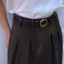 Depeche bælte - 14196 dark brown