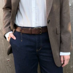 Depeche bælte - 16482 dark brown