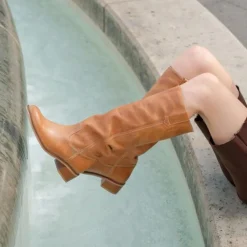 Dico støvler - Ann dark tan