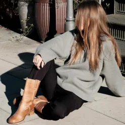 Dico støvler - Julia dark tan