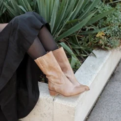 Dico støvler - Julia dark tan