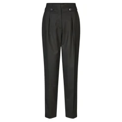 Five Units bukser - Emilia 096 Regular raven jaquard stripe