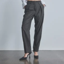 Five Units bukser - Emilia 110 Regular black coffee fusion