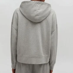 Ganni hoodie - A1060023 Essential Isoli Zip paloma