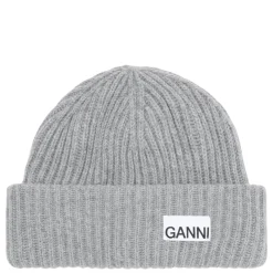 Ganni hue - A4429 Oversized Wool Rib paloma melange