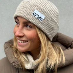 Ganni hue - A5369 Structured Beanie brazillian sand