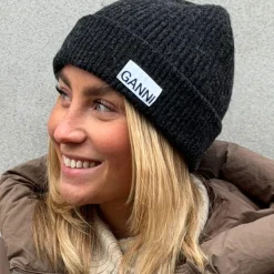 Ganni hue - A5118 Structured Beanie phantom