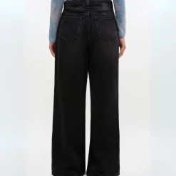 Ganni jeans - J1853 Soft Rigid Denim Baggy black washed