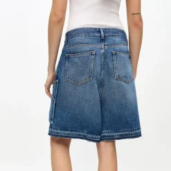 Ganni shorts - J1702 Light Denim mid blue vintage