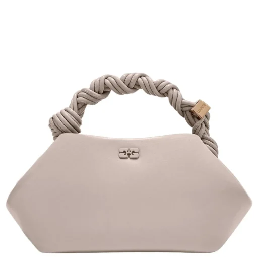 Ganni taske - A5245 Bou Bag oyster gray