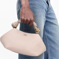 Ganni taske - A5245 Bou Bag oyster gray