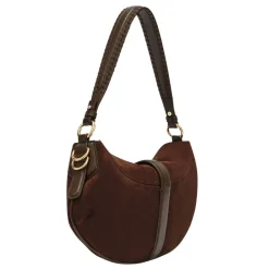 Ganni taske - B2070052 Kat Baguette chicory coffee