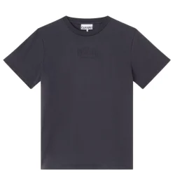 Ganni t-shirt - A1050057 Basic Cotton Jersey phantom