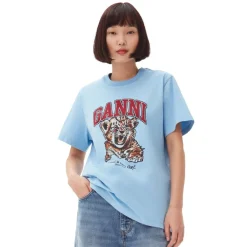 Ganni t-shirt - T4007 Tiger Relaxed blissfull