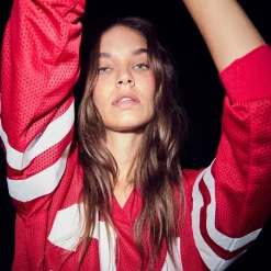 Haute L'amitié bluse - Drift Number LS red