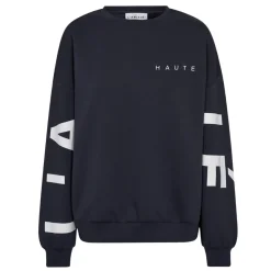 Haute L'amitié sweatshirt - Maxi Split Logo navy