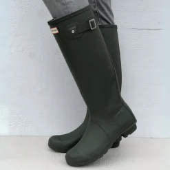 Hunter gummistøvler - Original Tall dov/dark olive