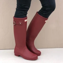 Hunter gummistøvler - Original Tall merlot