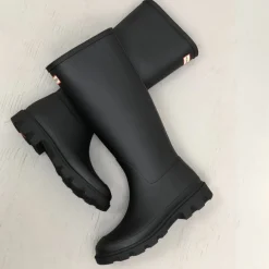 Hunter gummistøvler - Unisex Downpour Tall black/black