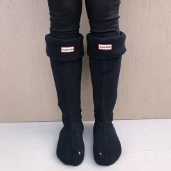 Hunter strømper - Fleece Tall black