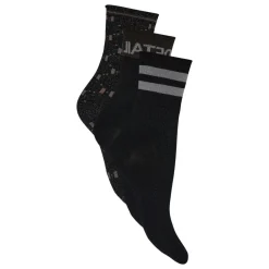Hype The Detail strømper - 3-21550-75-9003 black/silver/brown