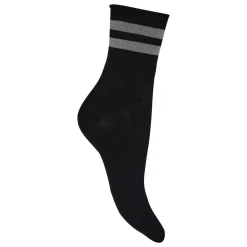 Hype The Detail strømper - 3-21550-75-9003 black/silver/brown