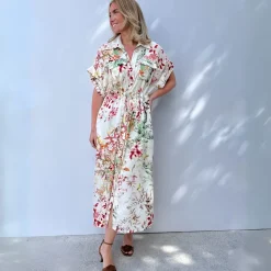 Imperial kjole AFCU panna/multicolor