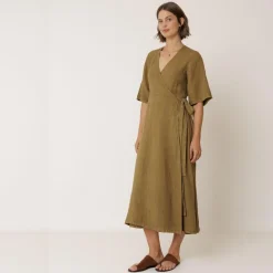 Indi & Cold kjole - Vestido CC255 khaki