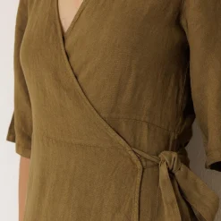 Indi & Cold kjole - Vestido CC255 khaki