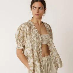 Indi & Cold skjorte - KI132 Camisa khaki