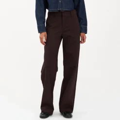 Ivy copenhagen bukser - Alice Wide dark toffee brown