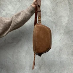 Jerome Dreyfuss bumbag - Lino tabac grainé