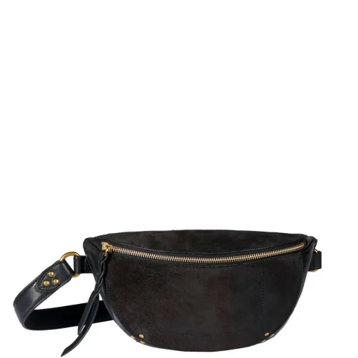 Jerome Dreyfuss bumbag - Lino noir grainé