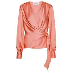 Karmamia Copenhagen bluse - Ines semi rich peach