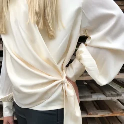 Karmamia Copenhagen bluse - Ines ivory