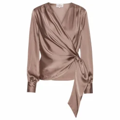 Karmamia Copenhagen bluse - Ines semi rich tan