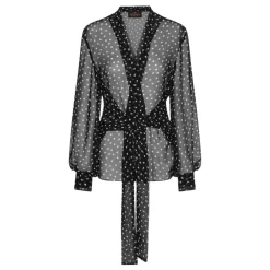 Karmamia Copenhagen bluse - Lola Wrap dot