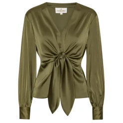 Karmamia Copenhagen bluse - Blair semi rich olive