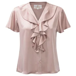 Karmamia Copenhagen bluse - Sophia Short semi rich blush