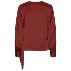 Karmamia Copenhagen bluse - Ines bordeaux