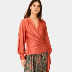 Karmamia Copenhagen bluse - Ines rich sunset