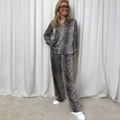 Karmamia Copenhagen bukser - Lou nude leopard