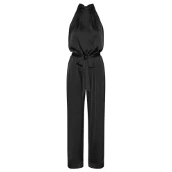 Karmamia Copenhagen buksedragt - Delia Jumpsuit semi rich black