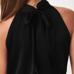 Karmamia Copenhagen buksedragt - Delia Jumpsuit semi rich black