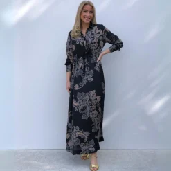 Karmamia Copenhagen kjole - Nakita pearson paisley blue