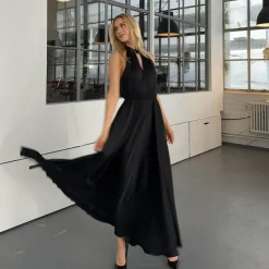 Karmamia Copenhagen kjole - Ava Maxi black