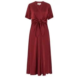 Karmamia Copenhagen kjole - Faye Maxi semi rich merlot